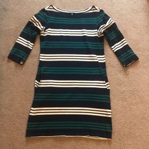 Striped cotton dress